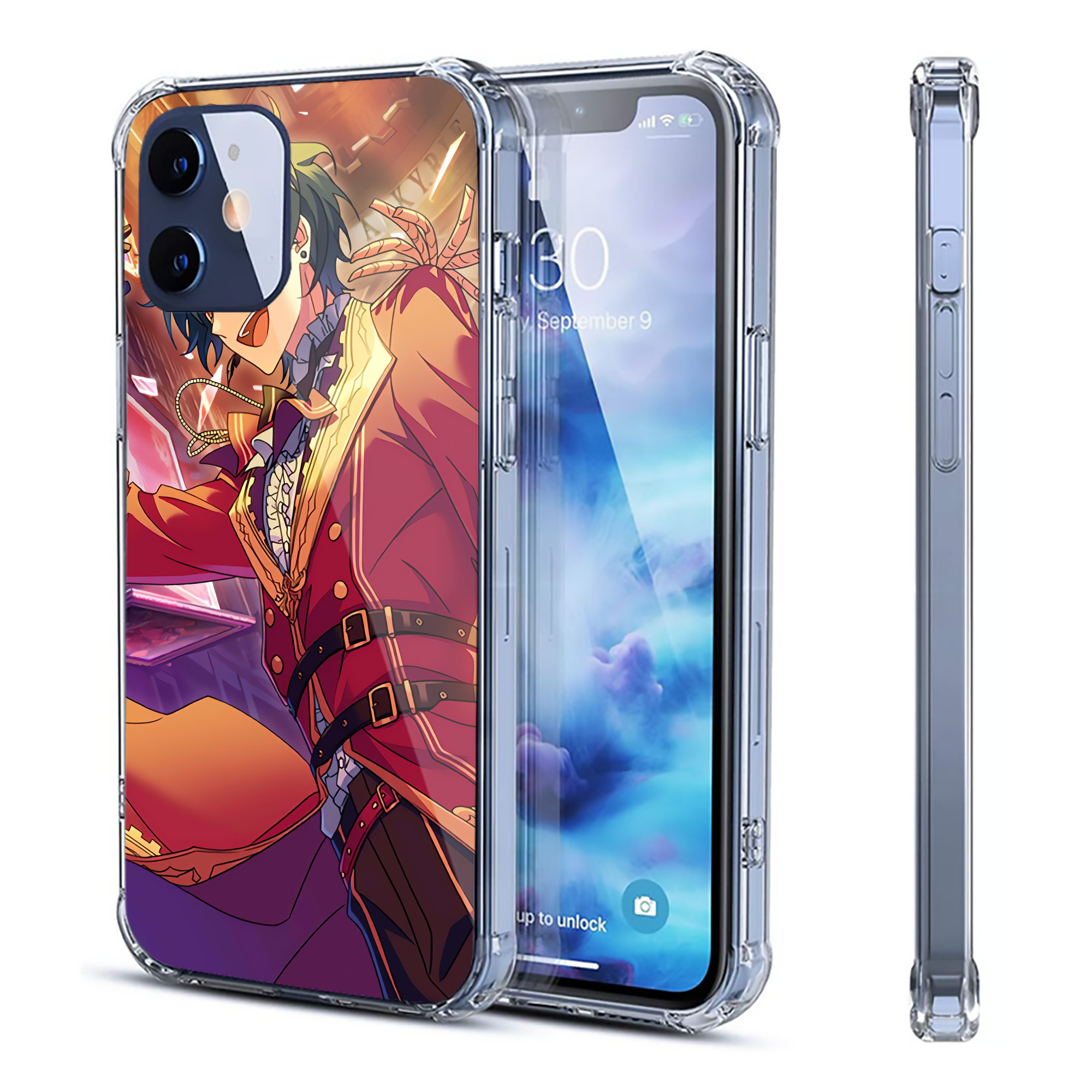 （画像用） あんさんぶるスターズ! Ensemble Stars 【iPhone 12シリーズ対応】透明スマホケース（クリアソフトケース）